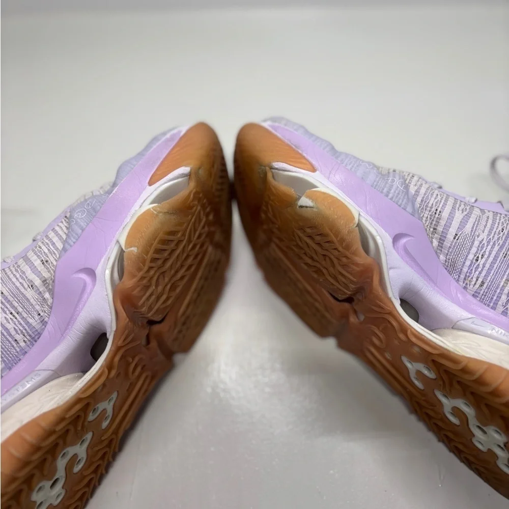 Nike Air Zoom G.T. Jump 2 Basketball Shoes Men’s 8.5 Lavender Purple Gum Sole